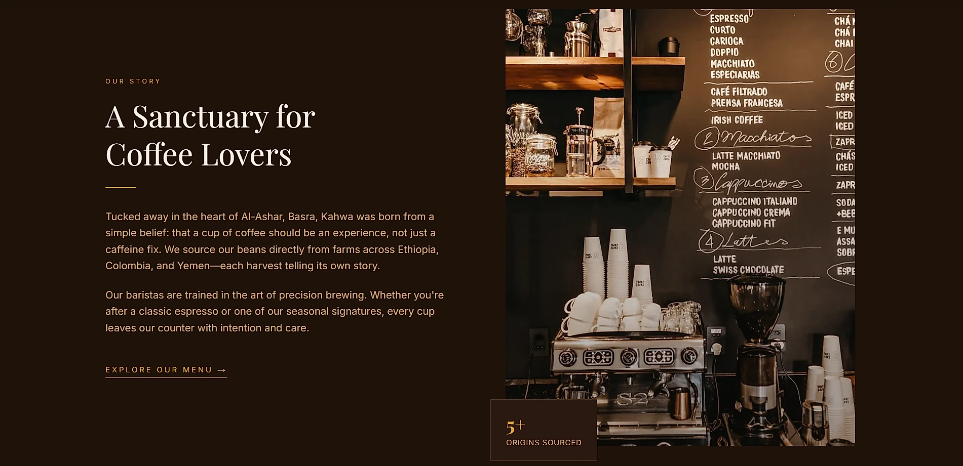 A sanctuary for coffee lovers